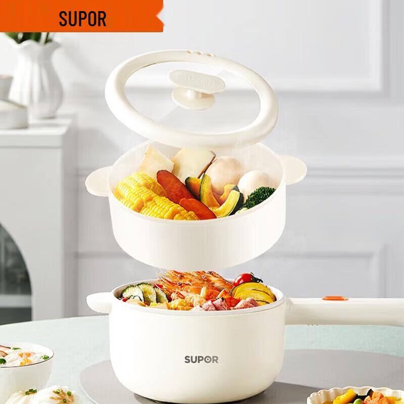 SUPOR 1.6L Multi-functional Electric Pot & Steamer CN plug (adapter included)