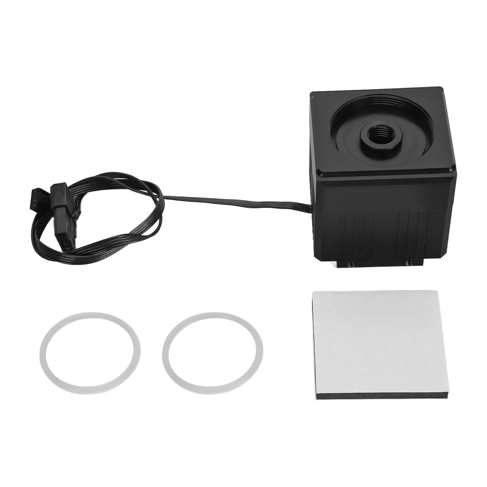 

Computer Water Cooling Pump 12V 5W G14 Interface Silent 650LH Support PWM Automatic Speed