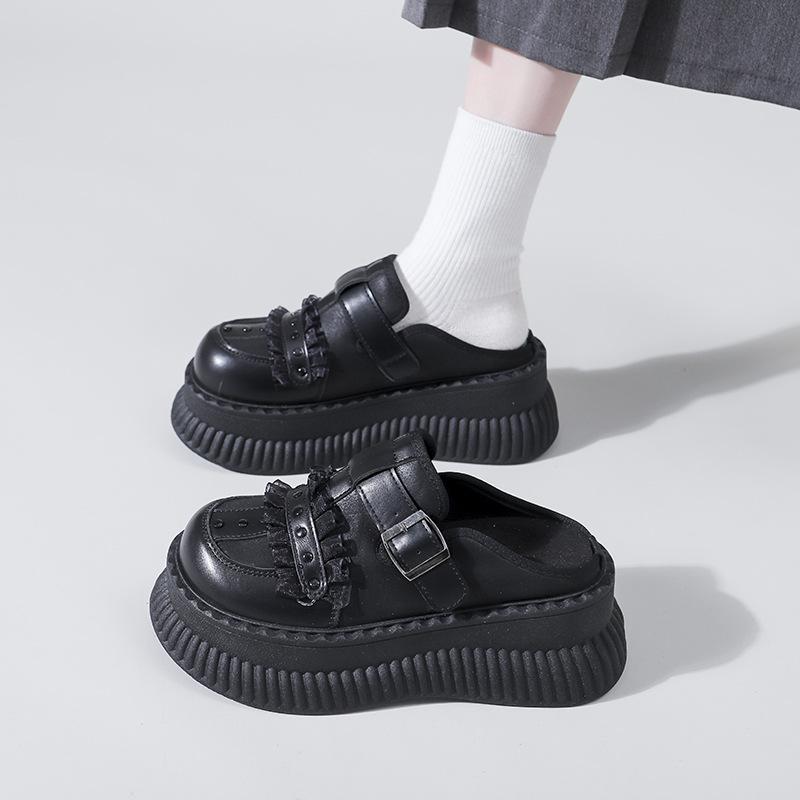 Dámské sportovní platformové sandály léto 2025: Všestranné, ležérní, duté provedení se silnou podrážkou a vnitřním zvýšením