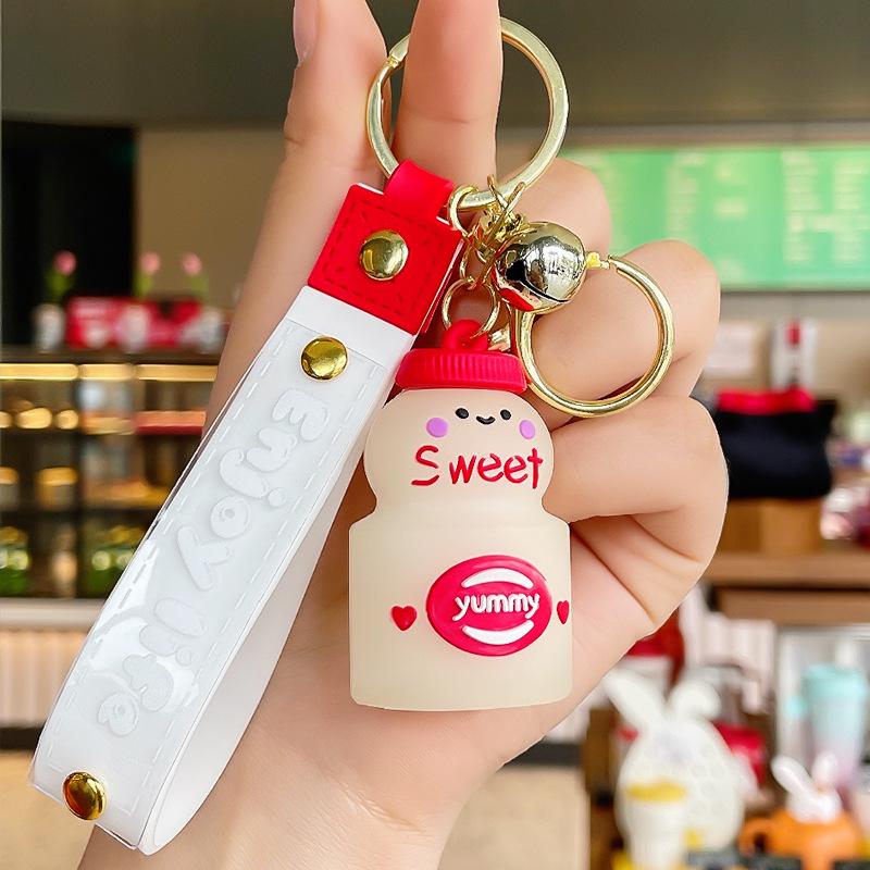 Portachiavi Personalizzato a Forma di Lattina di Cola & Sprite - Creativo Portachiavi a Forma di Borsa Bevanda Simulatione Regalo