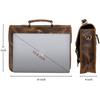 Personalized Genuine Leather Messenger Bag Laptop Bag Shoulder Bag for Women Gift for Men Office Bag Work Briefcase Rustic Bag Large Satchel