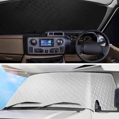 RV Windshield Cover Front Window Snow Ice Protection Blackout Visor for Caravan Motorhome Acce RV Windshield Sun Shade Cover