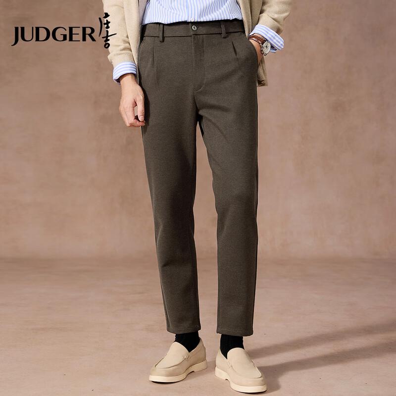 

Zhuangji Men s Wool Blend Warm Straight-Leg Casual Pants 3XL