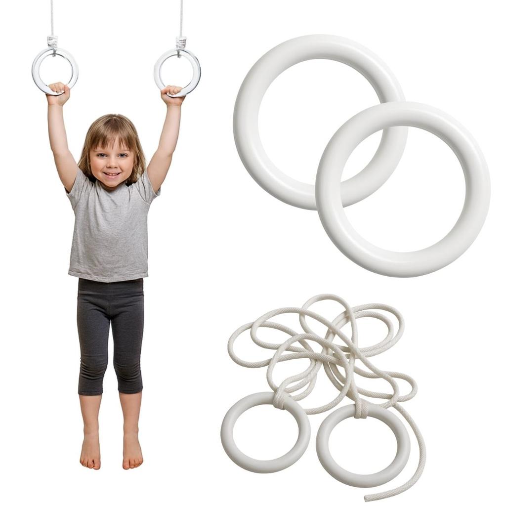 Gymnastic Hoops Champion White