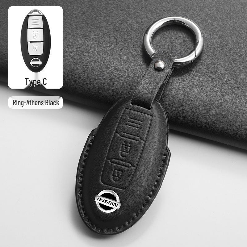 Pinke Schlüsselhülle für Nissan Patrol Y62 5-Tasten Smart-Schlüssel (2018-2019)