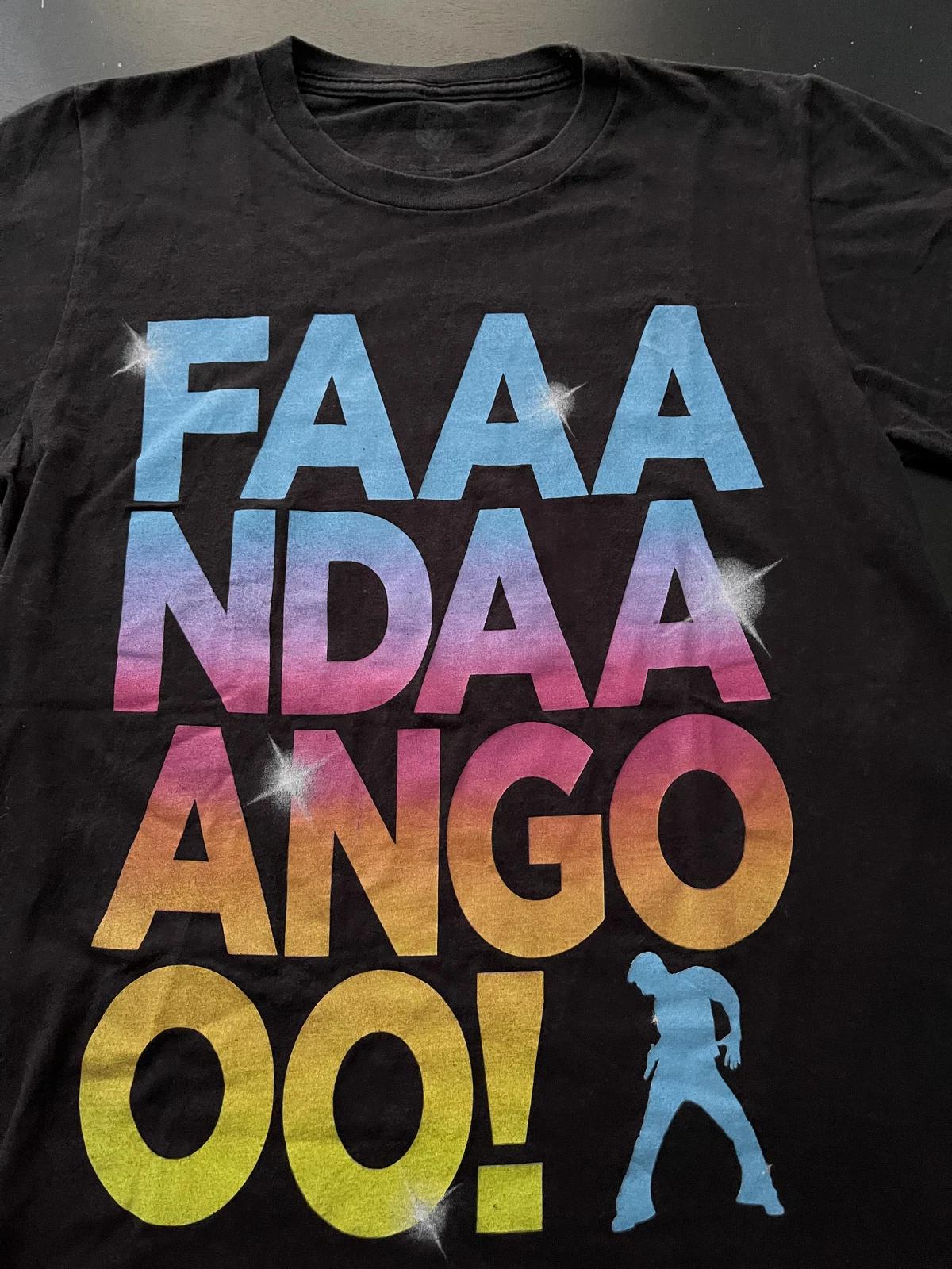 WWE Fandango Spell Out T-Shirt, Black, Size: Small 4XL