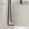 No Drill Adhesive Paper Organizer Toilet Roll Holder, Stainless Steel Heavy Duty Rustproof Kitchen Towel Storage Rack, Wall Mount Stand for