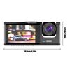 Three Recording Driving Recorder 1080P Large Wide-angle Three Lens Car Recorder Reverse Visibility