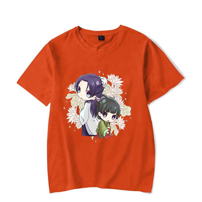 New Fashion Anime The Apothecary Diaries Printed T-shirts Men Women Summer Casual Short Sleeved T-shirts Round Neck Tops