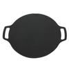 Korean Grill Pan with Non Stick 6 Layer Coating for Gas Cooker Round Double Handle BBQ Griddle for
