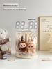 Rotating Labubu Plush Figurine Display Box and Stand