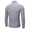Men's High Neck Slim Fit Long Sleeve T-Shirt for Autumn/Winter (2021)