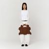 Pleatsmama Big Bow Bag Camel