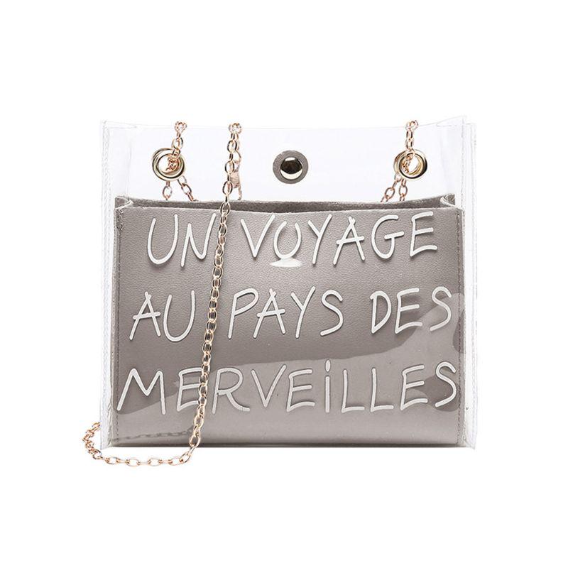 Девушки девушки Малый Сумка Прозрачный плечо мешок Crossbody Летний пляж Кошелек – купить по низким ценам в интернет-магазине Joom