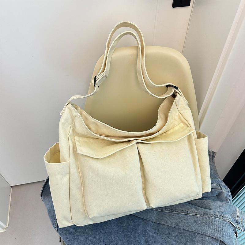 Stilvolle Retro-Tragetasche mit großem Fassungsvermögen für Damen und Herren, lässig für Reisen, in Schwarz, Grün, Creme, Braun