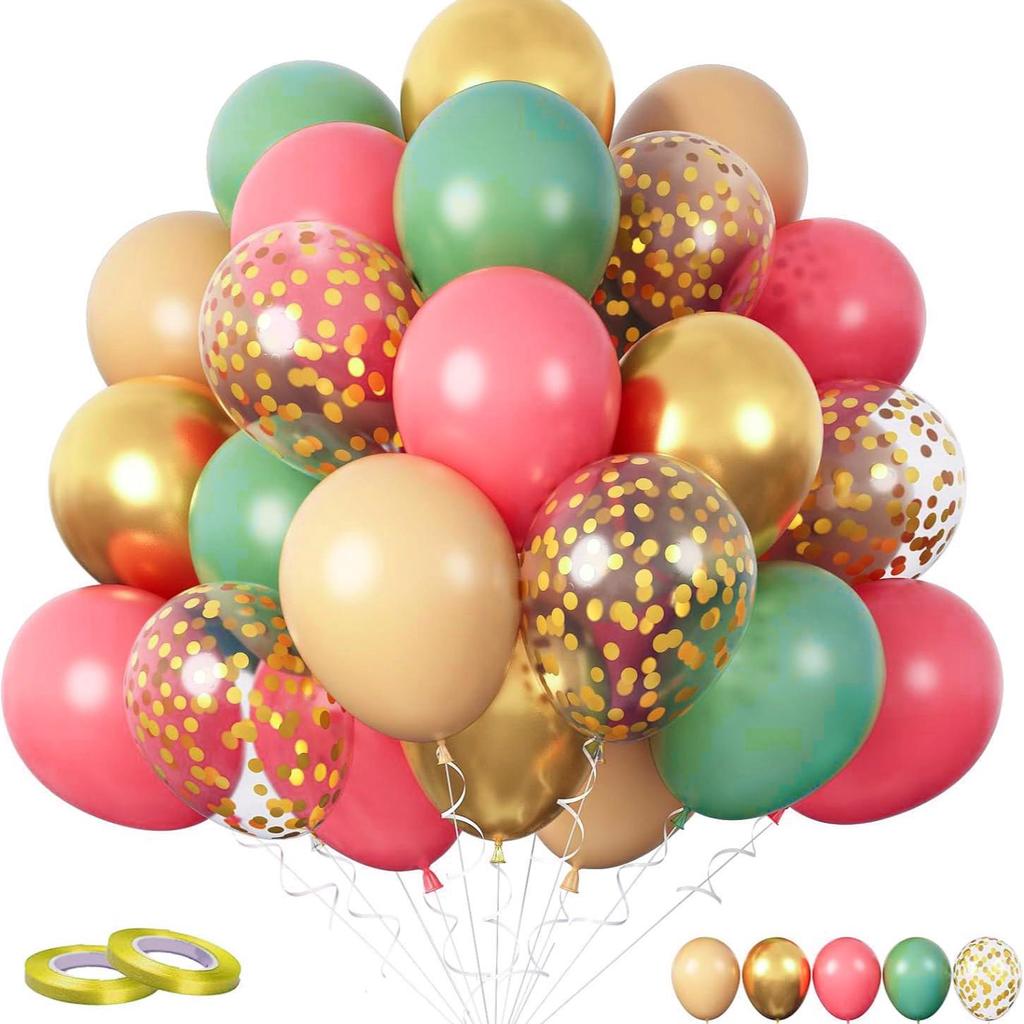 30-Piece Matte Balloon Set for Birthdays and Weddings, Vacuum-Packable