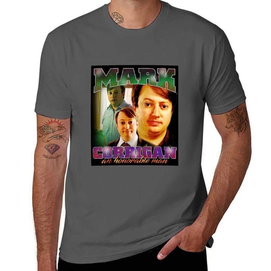 Mark Corrigan 90s Rap Tshirt Sports Casual Breathable Tee Shirt Tshirt