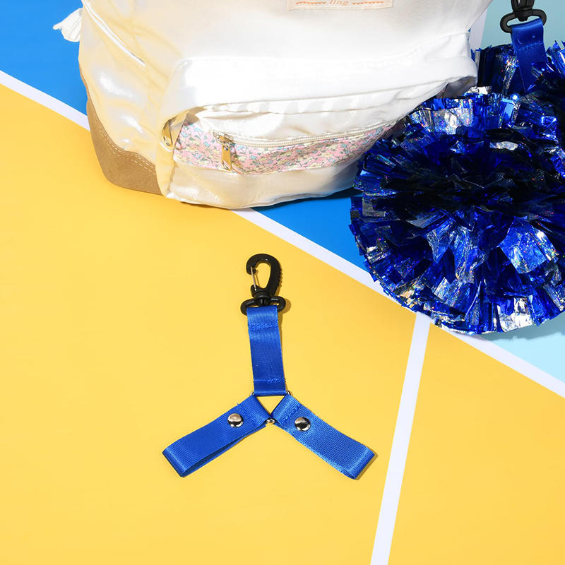 Nylon Buckle Straps Backpack Accessories Cheerleading Straps Double Pompoms Triangle Buckle Decorative Straps For Decoration Cheerleading Activities
