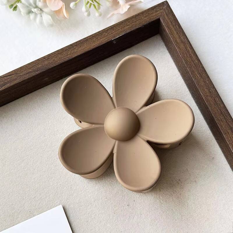 Fashion Flower Hair Claws Clips For Women Girls Sweet Large Hair Clip Clamp Ponytail Hairpins Hawaiian Hair Accessories Headwear