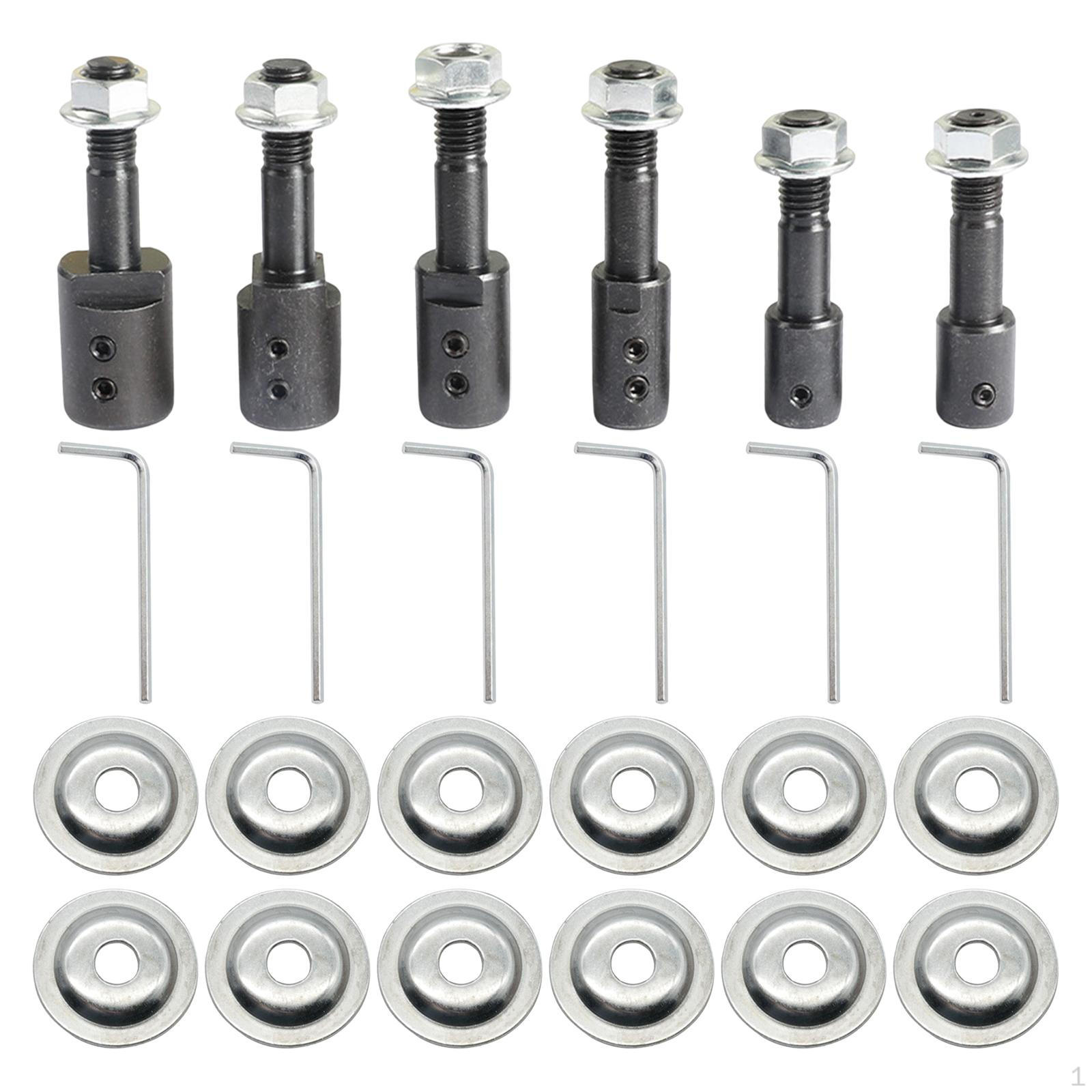 

6 Pieces Polishing Connecting Rod, Grinder Extension Shaft, Buffing Grinding Wheel,