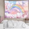 Pink Cloud Tapestry Colorful Abstract Natural Landscape Wall Hanging Decor for Bedroom Living Room Teen Dorm