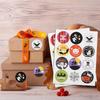 120PCS 3CM Halloween Paper Stickers for Candy Bag Gift Box Sealing Decoration 2025 Halloween Party Supplies Kids Trick Or Treat