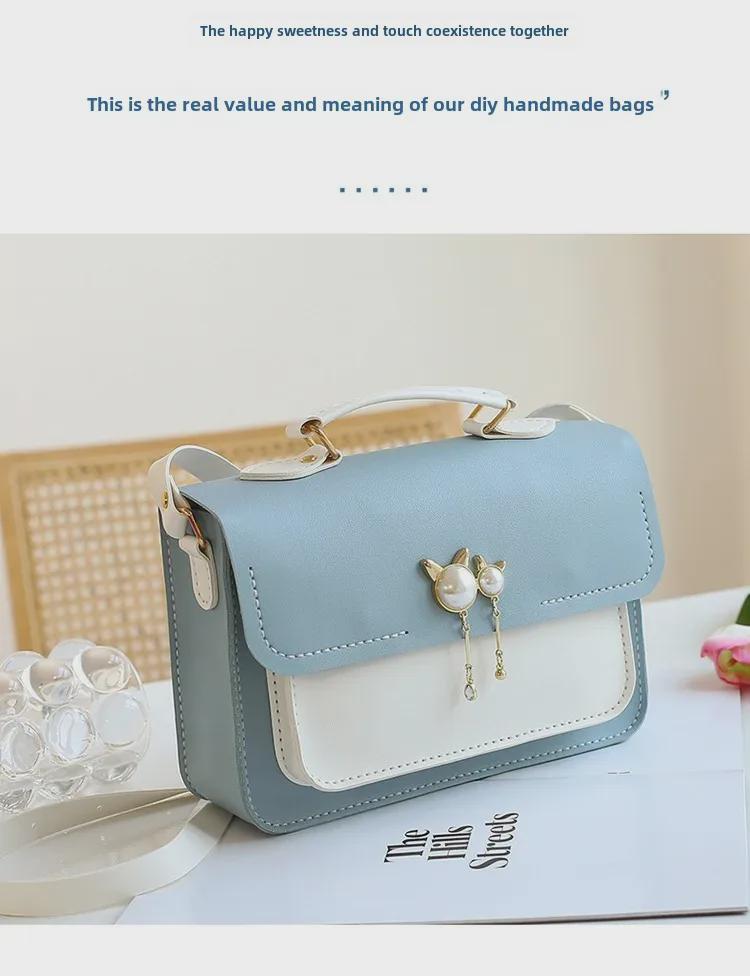 2022 Trendy DIY Hand-Woven Messenger Bag - Handmade Gift for Women