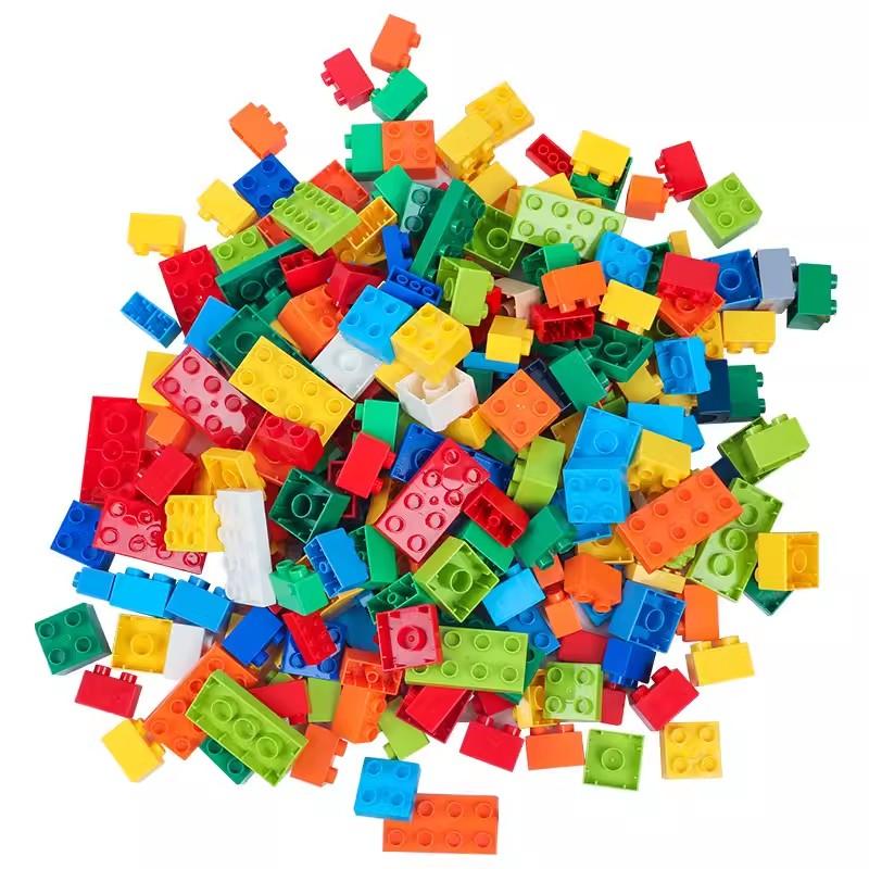 230pcs Building Blocks Creative Bricks Bulk Educational Kids Toys Construction Blocks Slide Ferris Wheel Model