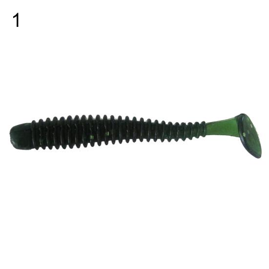 MUQZI Sports Accessory 10Pcs/Set Mini Fishing Artificial Soft Vivid Lure Wobbler Worm Swim Bait