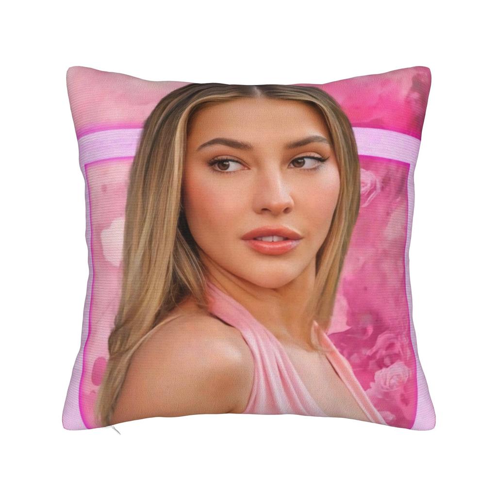 Madelyn Cline Beautiful Actress Poster Pillow Cover Kawaii Pillow Case For Sofa Bedroom Home Decor Design Pillowcases Gift Idea
