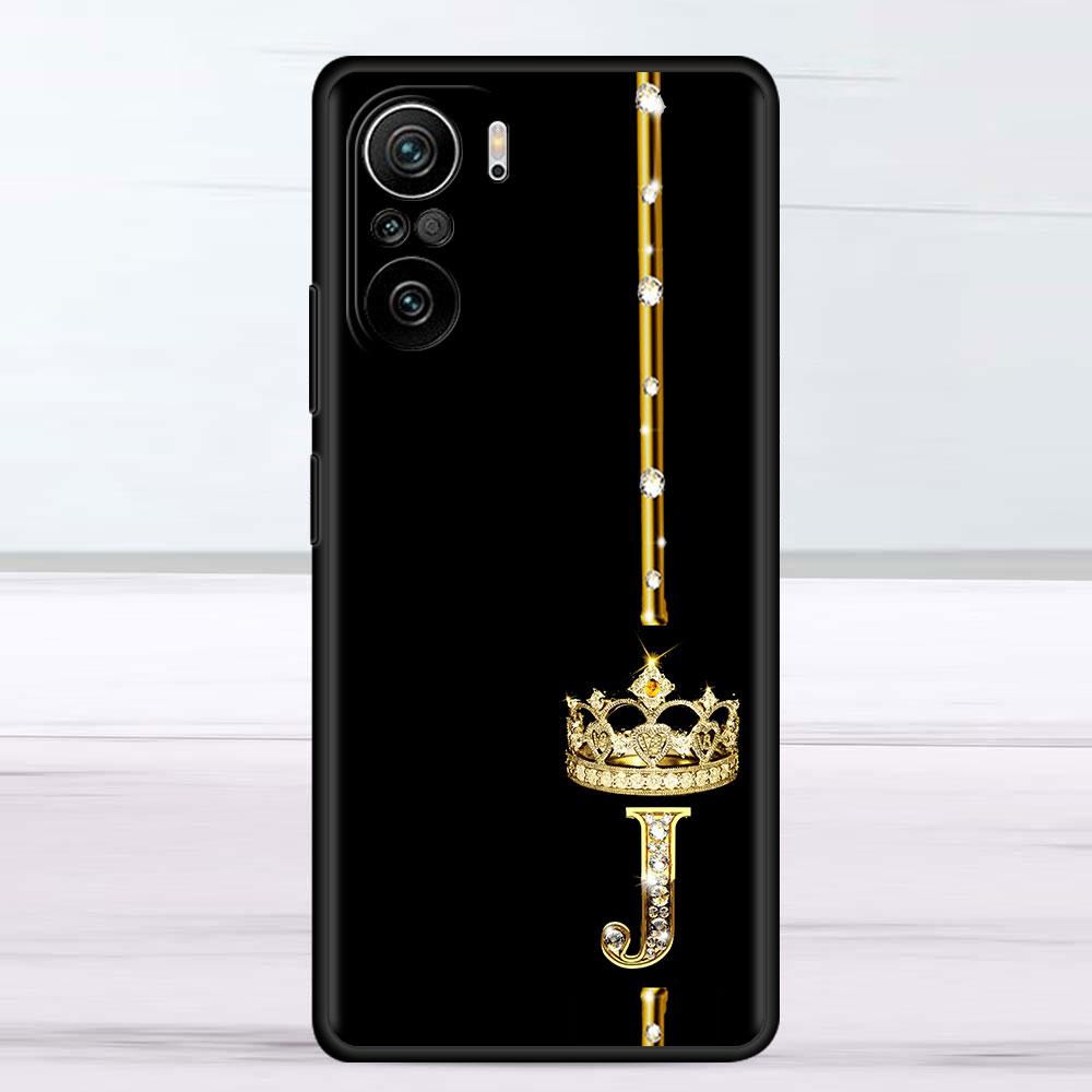 

Чехол для Xiaomi Redmi Note 11 9S 10 9 8 7 9A 9C 9i K40 8T 10C 9T K50 силиконовый чехол для телефона розовое золото 26 букв ABC Redmi Note 10 5G