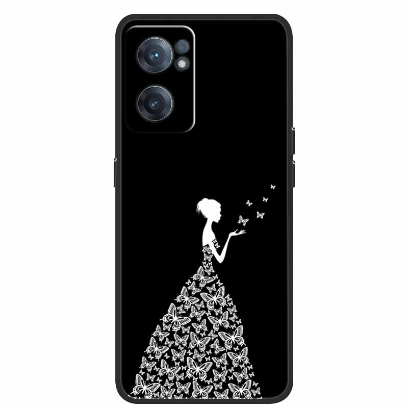 For OnePlus Nord CE 2 5G Case Black Silicone Soft Phone Back Cover Case For One Plus Nord CE 2 5G OnePlus Nord CE 2 Phone Case