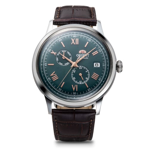 Orient Bambino Automatic Watch Mechanical Automatic Domestic Manufacturer Warranty RN-AK0703E Men's Green