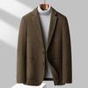 Autumn and Winter Casual Wool Suit Men's Trendy Slim Woolen Suit Men's Wool Suit Jacket