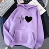 2025 autumn and winter European and American creative letters European and American men's and women's hooded sweater