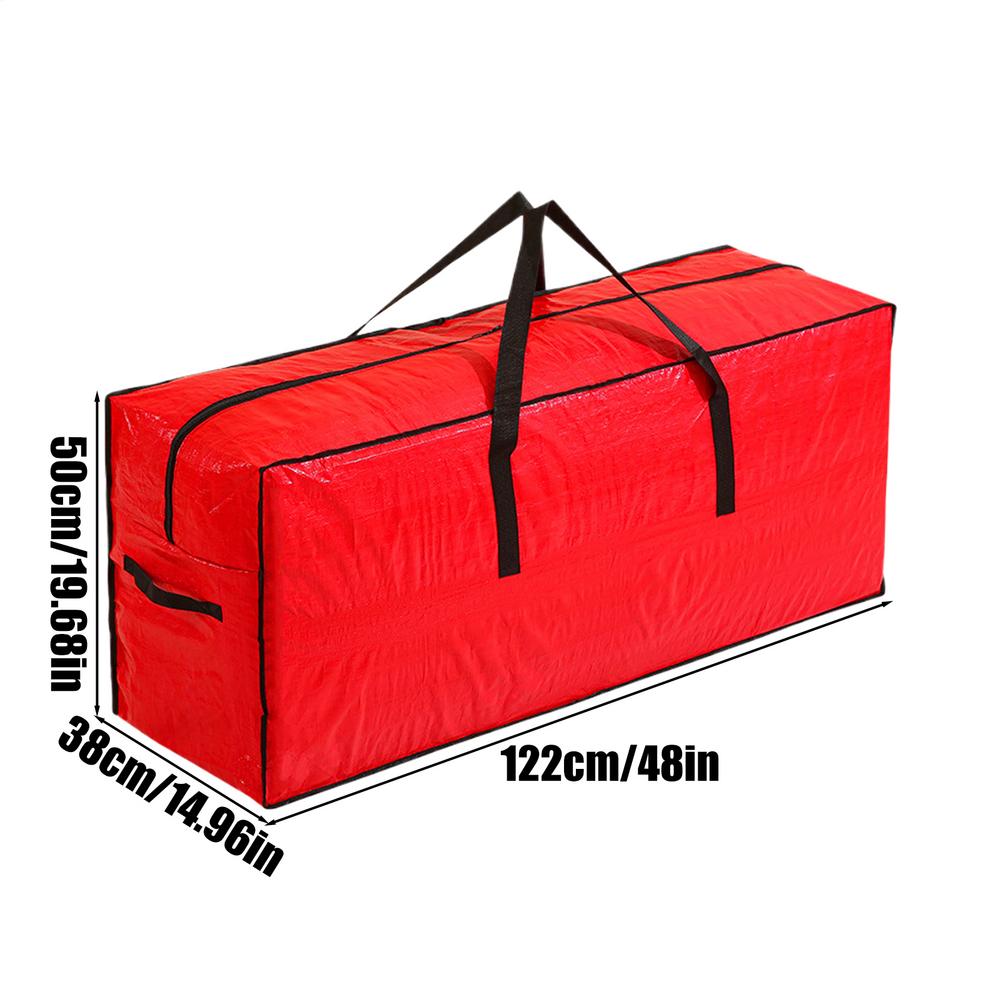 2025 Weihnachtsbaum-Aufbewahrungstasche mit verstärktem Griff und Doppelreißverschluss Aufbewahrungscontainer-Tasche für künstliche Weihnachtsbäume