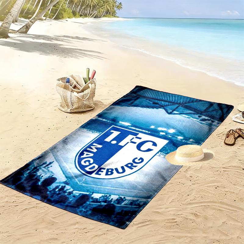1. FCM Print Beach Towel, Large Soft Quick Dry Towel for Beach Camping Swimming