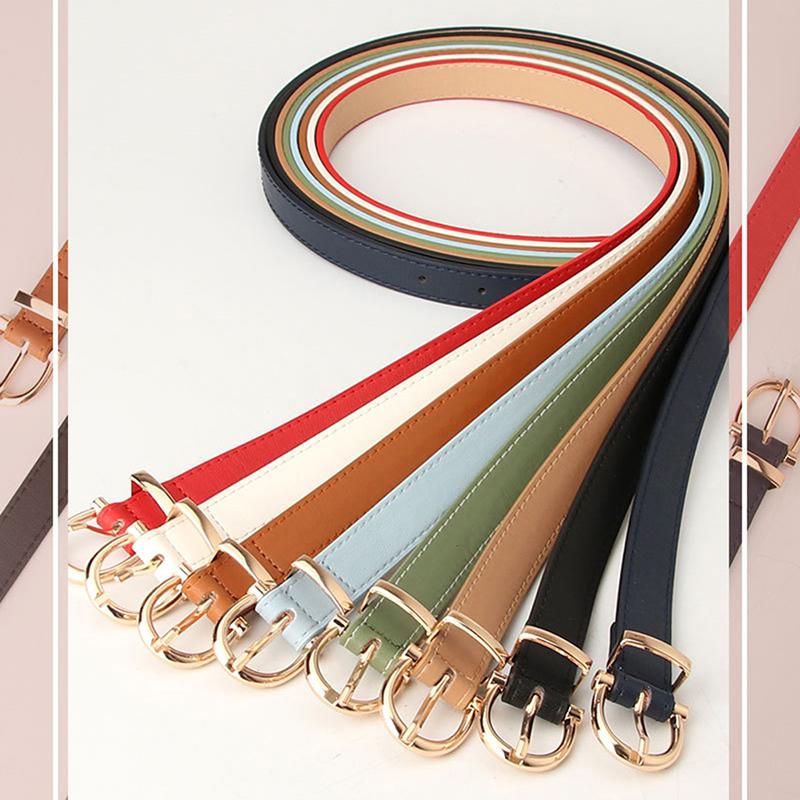 Leather Female Belt Strap Black Brown Green Women Belts Ladies Dress Belt Girls