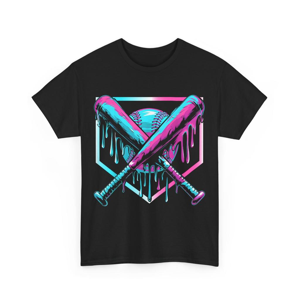 Baseball Drip Für Jungen Eiscreme Drip Jugend Jungen Baseball T-Shirt