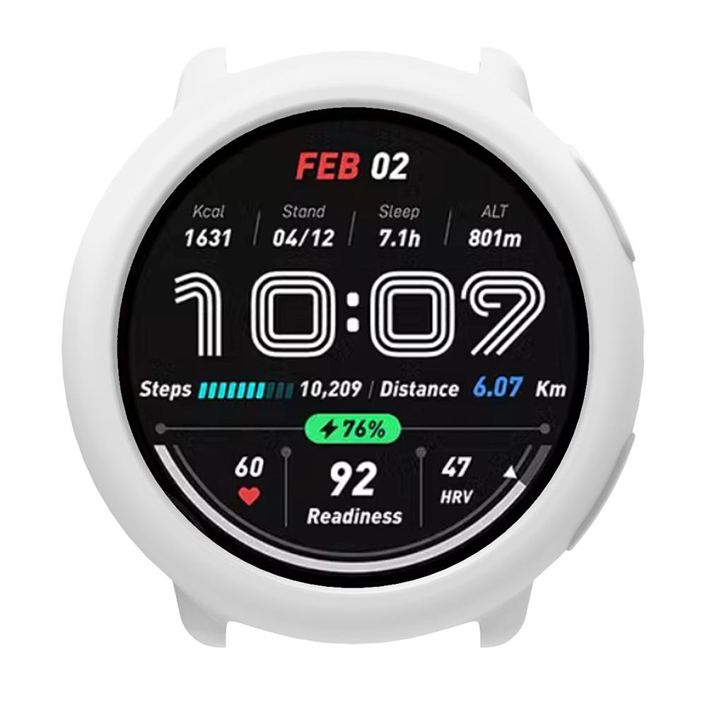 

For Huami Amazfit Active 2 Anti Scratch Protective Case Silicone Watch Cover Purple