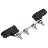 Bus Bar Stud Terminals - Qiilu 100Amp 12~48V 4 Stud Bus Bar Electrical Terminal Junction Block