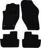 Czarne welurowe dywaniki podłogowe do: Peugeot 308 CC cabrio (2007-2013)