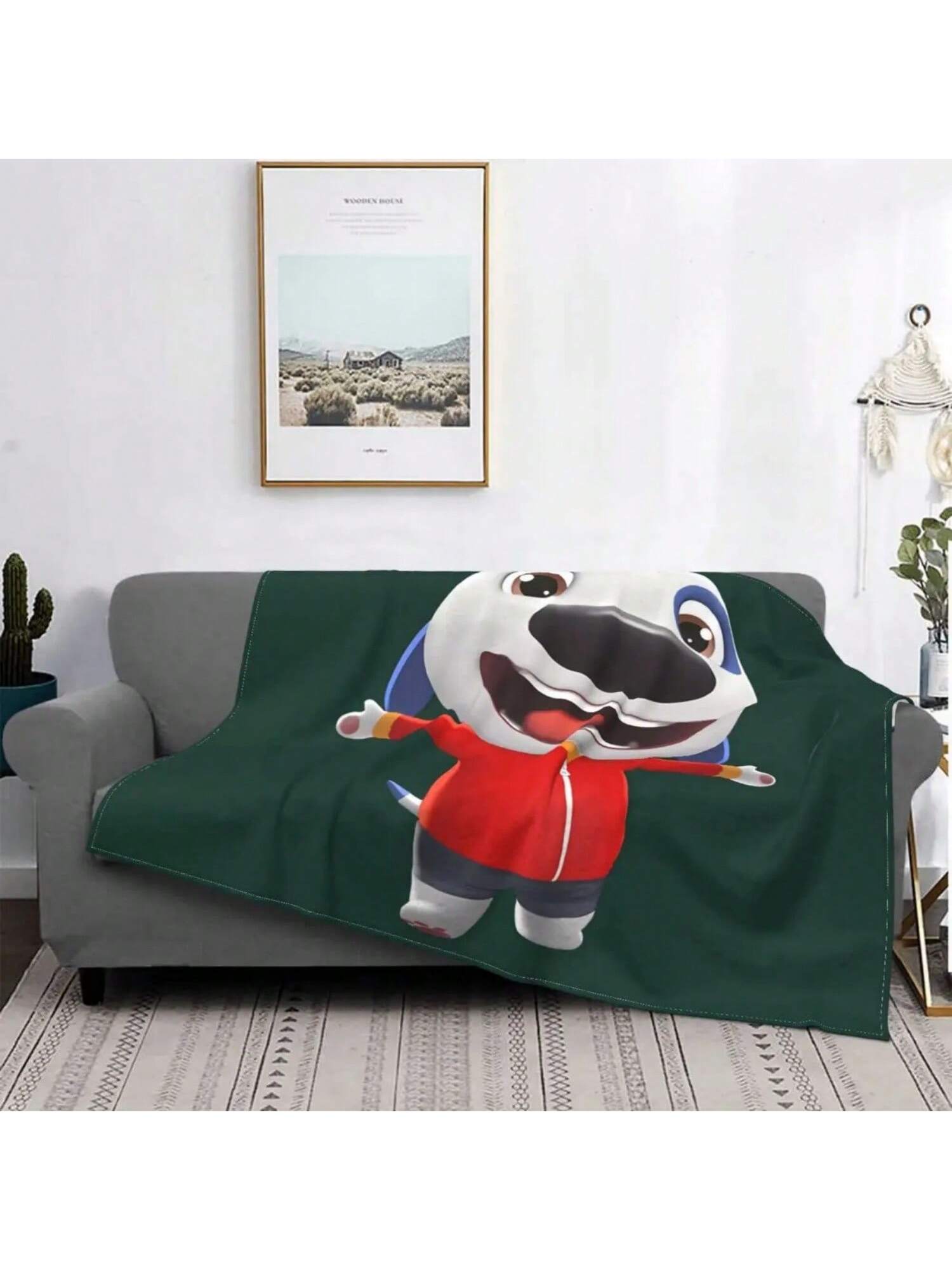 Говорящий Том и Друзья 2024 Ультрамягкое Микрофлисовое Одеяло 75X95CM