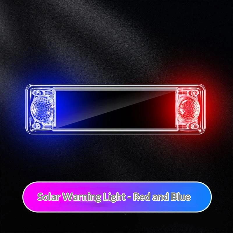 1PC Solar Powered LED Warning Strobe Light Wireless Auto Sensor for Construction Site Parking Lot Safety