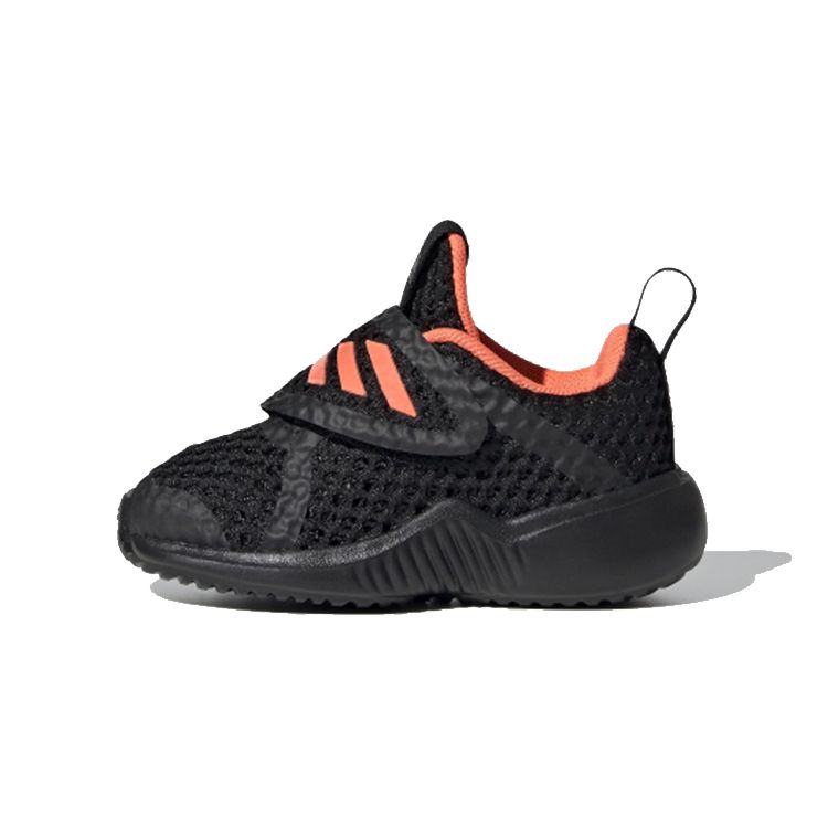 Adidas Summer.Rdy X  Fortarun Cf I Collaboration Velcro Low-Top Sports Casual Shoes Baby Sneakers Black Orange EH1707
