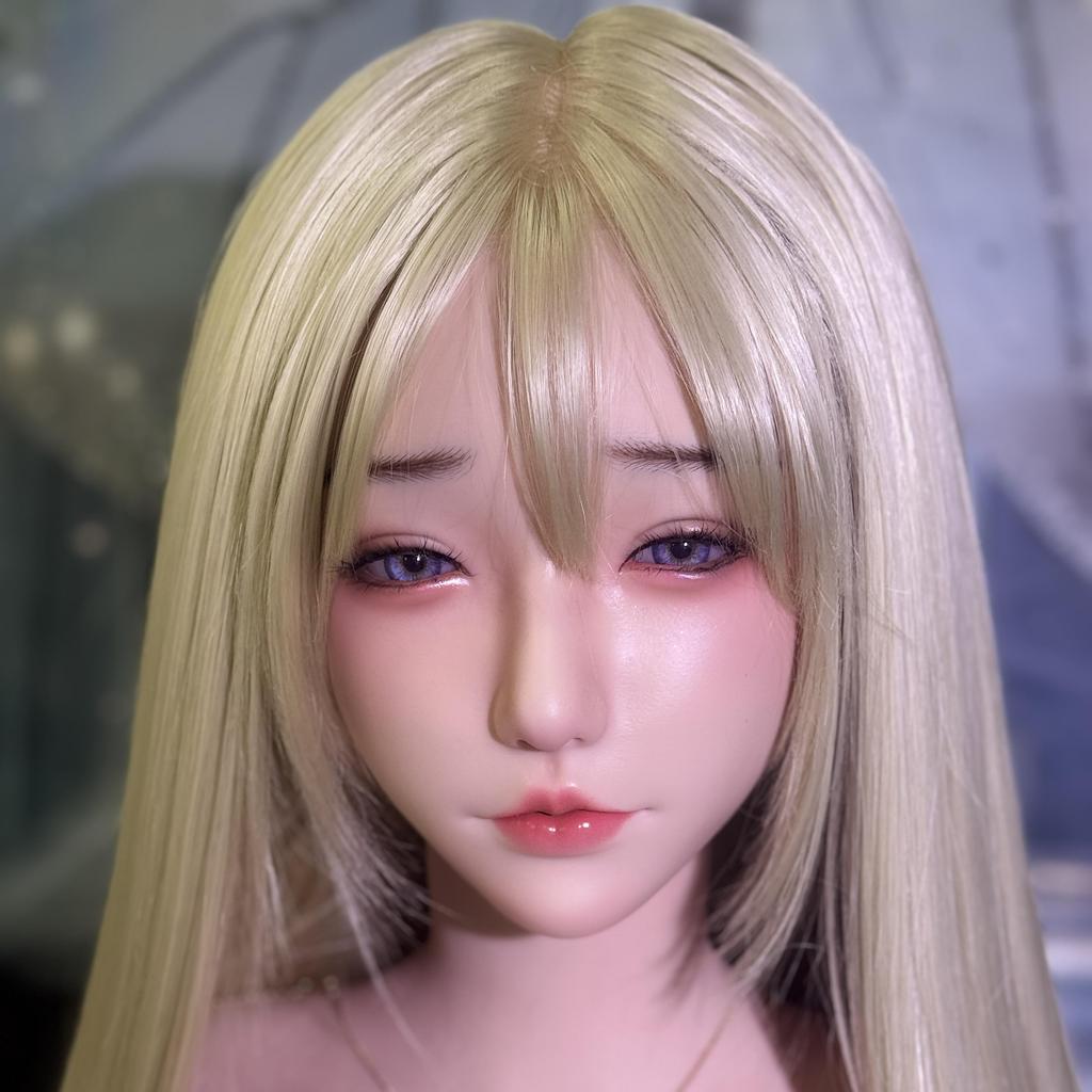 Men's Sex Doll Head Silicone With Tongue Soft Skin Feel Oral Sex With Mouth Teeth Masturbation Cup Erotic Adult Sex Toy