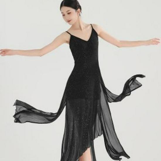 2025 Summer Wine Red Glitter Jumpsuit and Long Dress Jazz Dance Costume