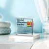Special Education Teacher Plaque - Heartfelt Definition Gift for SPED Educators