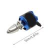 Model Aircraft 1200Kv Brushless Motor with Brushless Construction, Metal Housing, Visible Front Mounting Holes, Shaft Adapter, and Rear External Wire