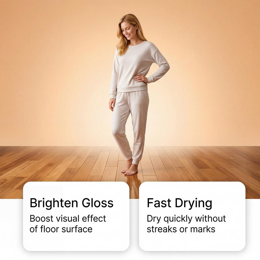 JAKEHOE Floor Polishing Agent Daily Household Convenient Decontamination and Descaling Floor Brightening and Polishing Cleaning Agent